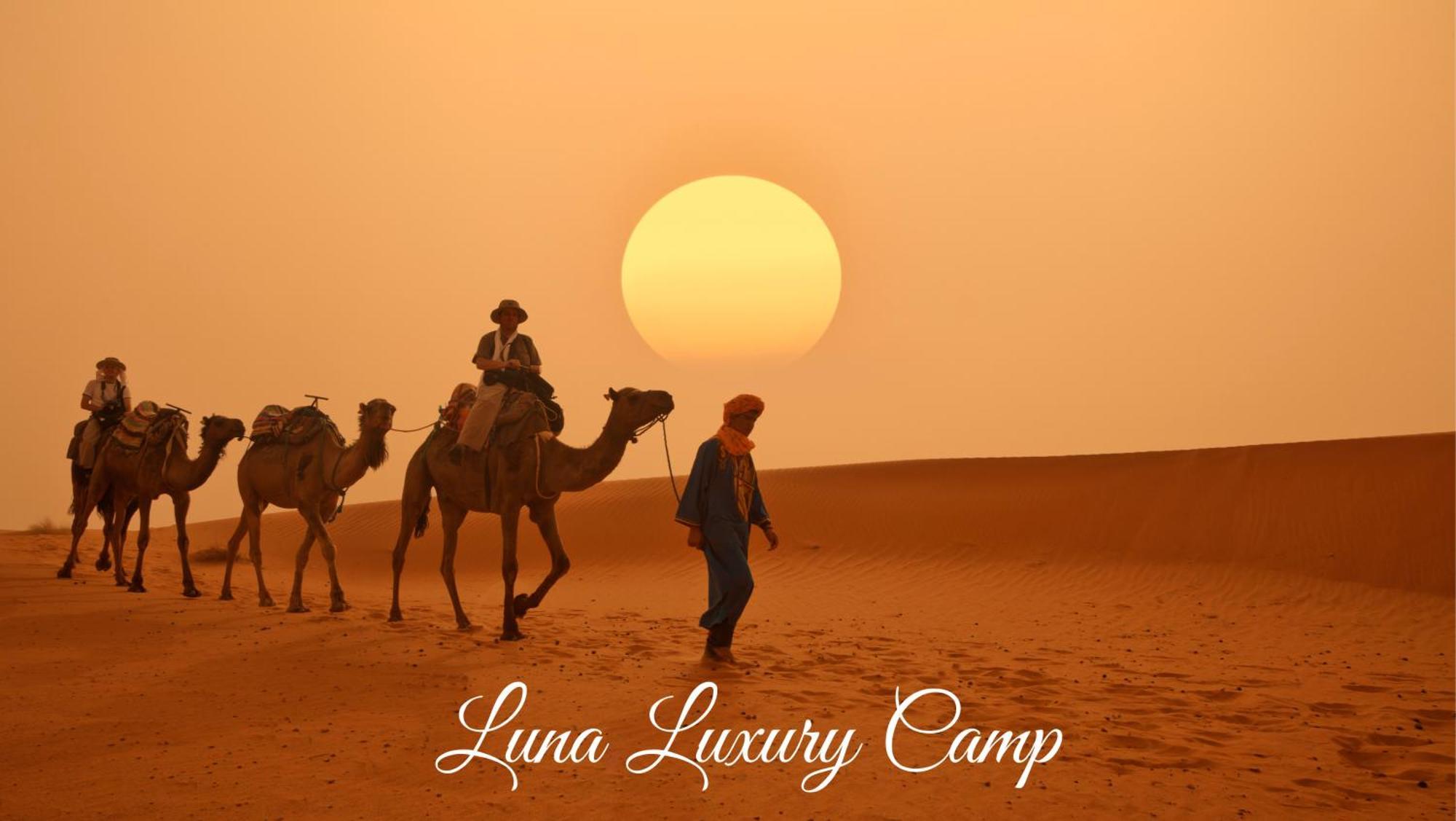 Отель Luna Luxury Camp Мерзуга Экстерьер фото